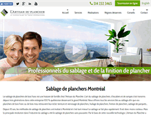 Tablet Screenshot of lartisanduplancher.com